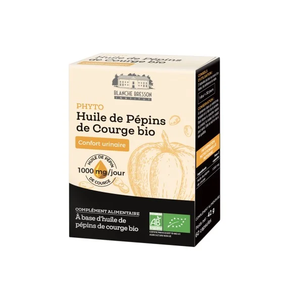 Phyto Huile de pépins de courge Bio -Le pack - Blanche Bresson